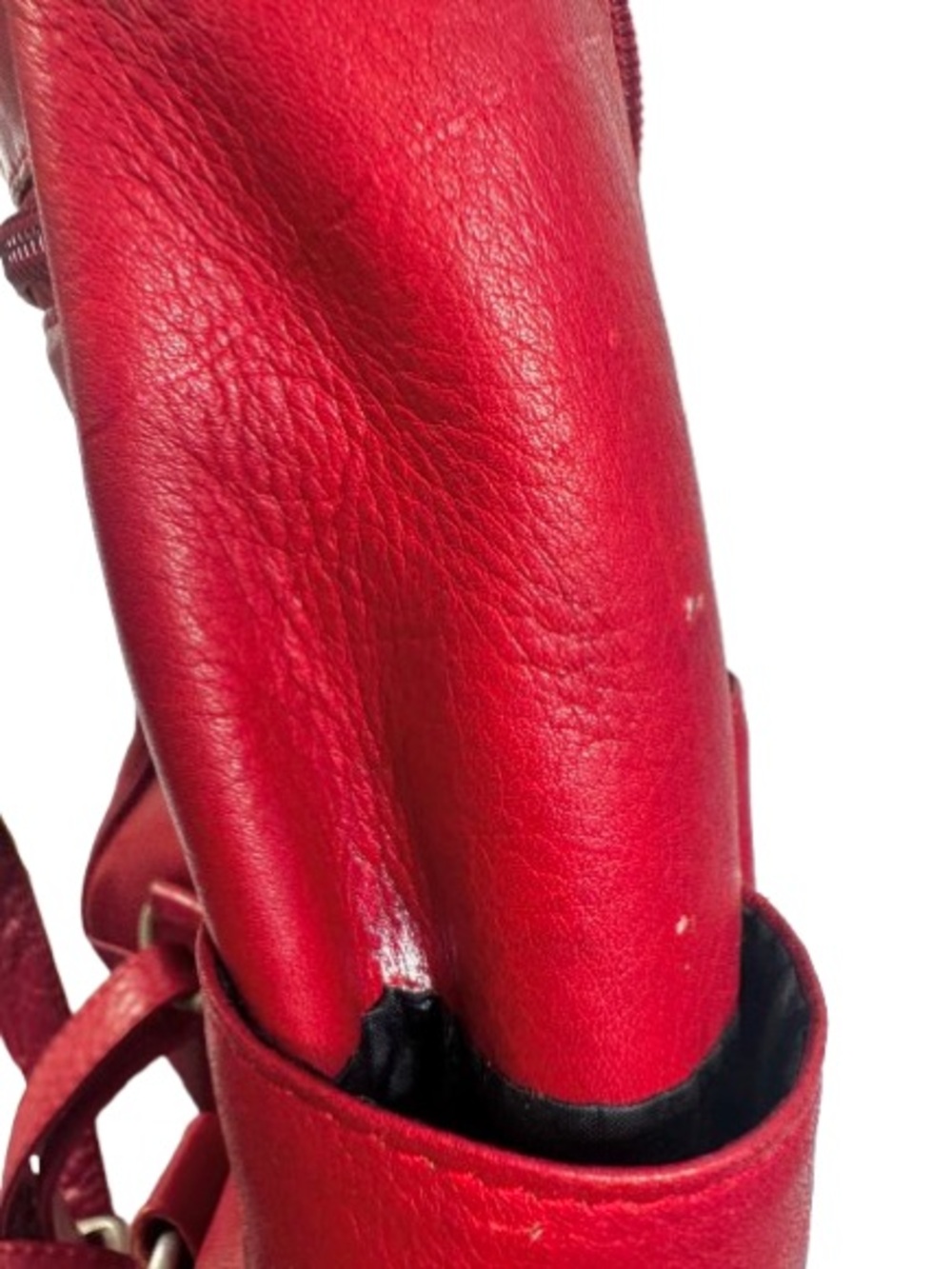 Wilson Leather Red Backpack - Picture 9 of 13